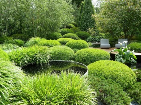 nowoczesne ogrody zdjęcia przykłady projektowania ogrodów trawa