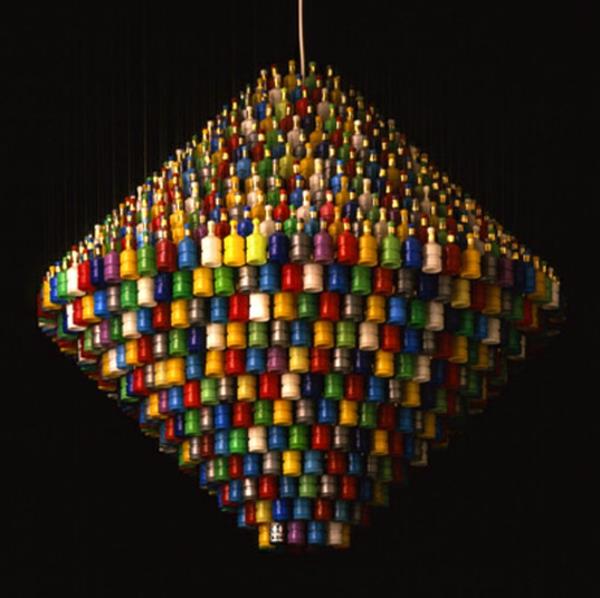 nowoczesny żyrandol Stuart Haygarth niezwykły design