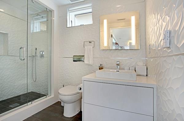 nowoczesna fajna luksusowa kabina prysznicowa willi ze szklanymi drzwiami