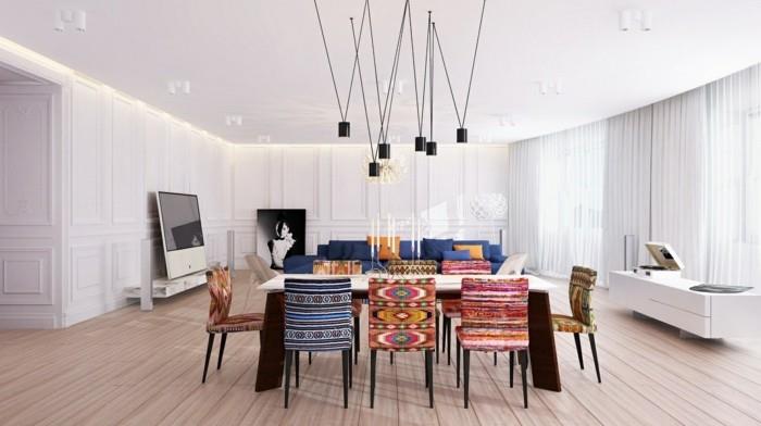 chaises modernes salle à manger chaises design design coloré design d'intérieur éclectique