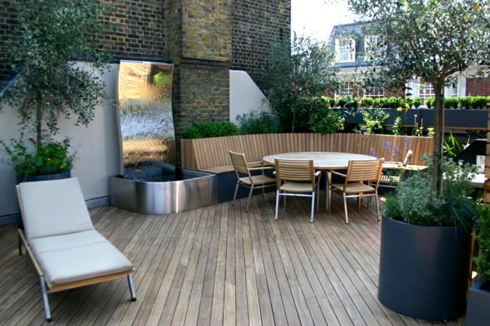 nowoczesny projekt tarasu piękny wygląd zewnętrzny tworzy meble ogrodowe