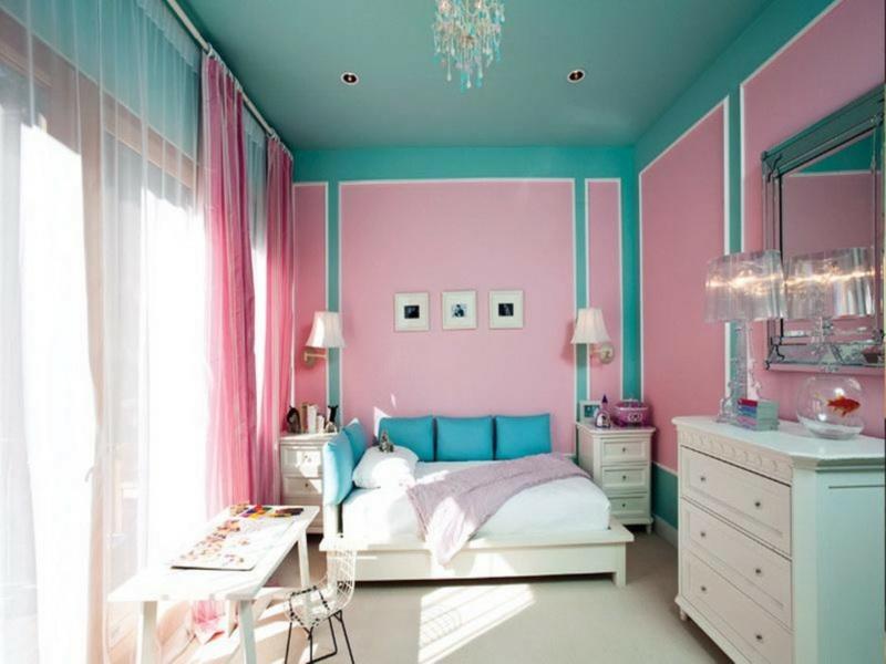 les couleurs des murs modernes combinent les couleurs tendance 2016 rose bleu turquoise