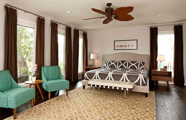 nowoczesne pomysły na projektowanie kolorów sypialni drewniane podłogi dywanowe pomysły na zasłony