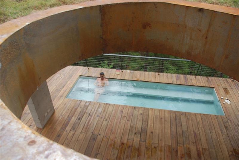 architecture durable terrasse design terrasse en bois avec piscine république dominicaine
