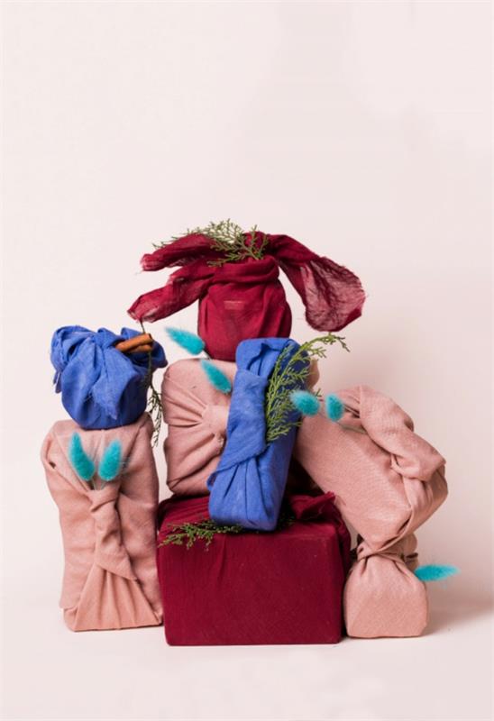 bricoler des sacs-cadeaux durables style furoshiki