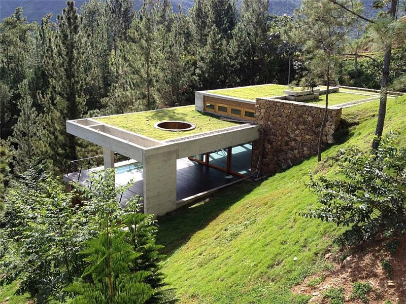 architecture verte durable et respectueuse de l'environnement maison de luxe république dominicaine