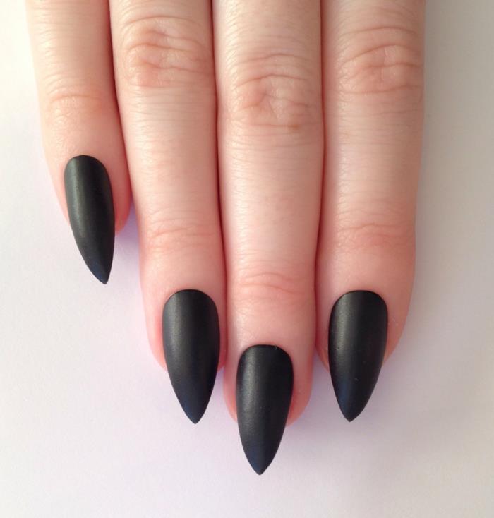 stylizacja paznokci czarny manicure uroda styl życia