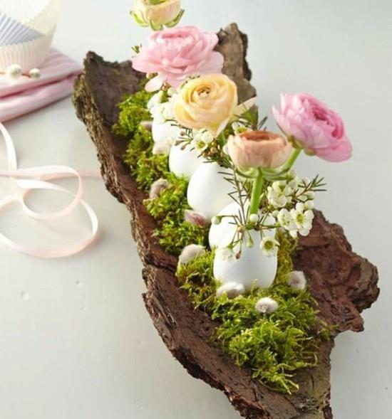 faites vous-même des décorations de table naturelles pour Pâques