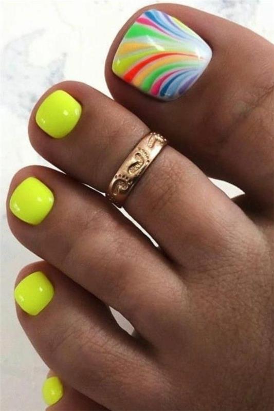 neonowy kolor letni palec do stylizacji paznokci