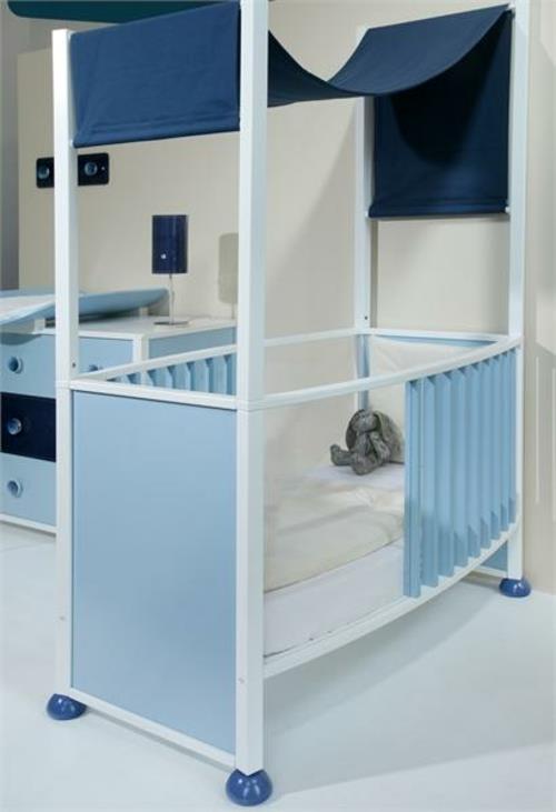 cool chambre d'enfant moderne bleu lit bébé garçon raffiné