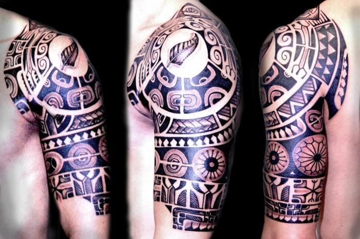 bras de tatouage maori de nouvelle-zélande