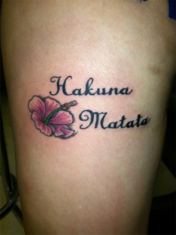 dessins de tatouage motifs hakuna matata