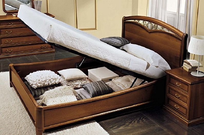 Видове единични легла - Подемно легло