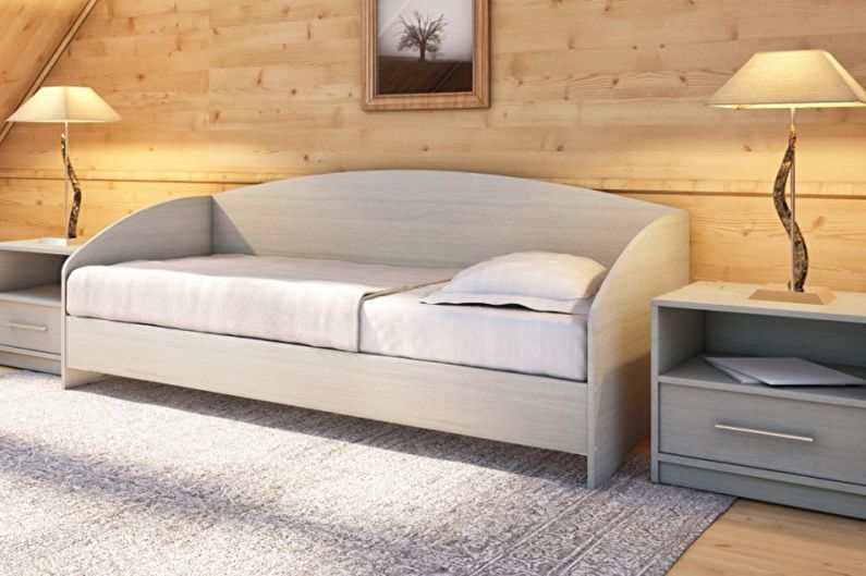 Тип единично легло - разтегателен диван