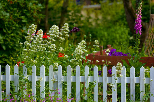 Чиста и атрактивна малка ограда