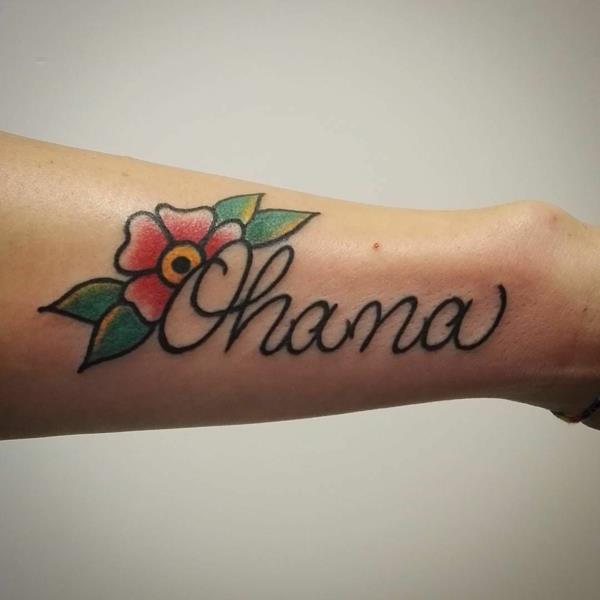 tatouage de dames de tatouage d'ohana