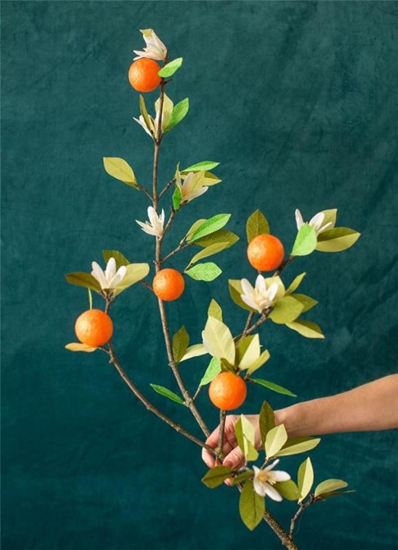 branche de fleur d'oranger