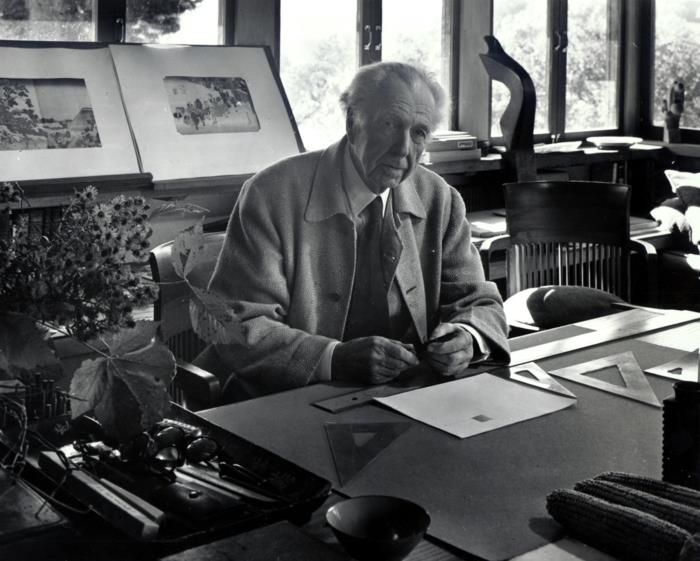 architektura organiczna Frank Lloyd Wright w pracowni