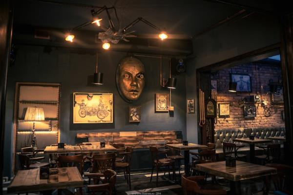 bar restauracja design wyposażenie rustykalne joben bistro rumunia