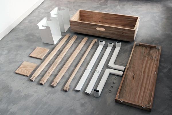 Oryginalne pomysły na przechowywanie w przedpokoju designerskich elementów drewnianych