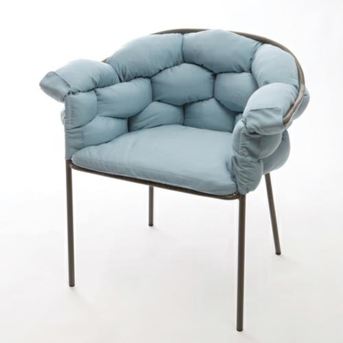 oryginalna metalowa rama poduszki krzesła ogrodowego miękka