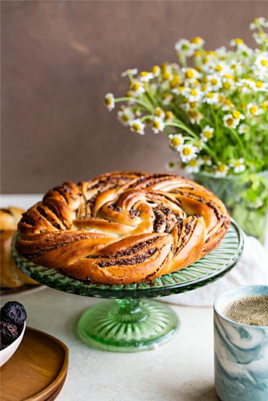 Faire du pain de Pâques avec du chocolat