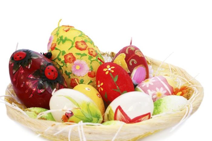 dekorowanie pisanek rękodzieła z dziećmi kolorowanie kwiatów jajka
