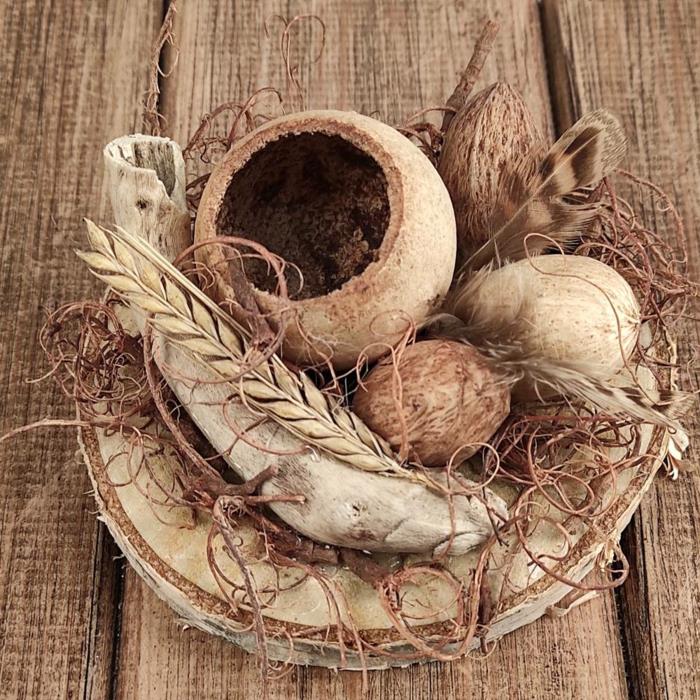 cuire nid de pâques bricoler nid de pâques matériaux naturels penser durable cage à oiseaux la nature