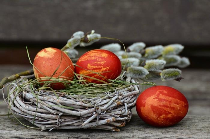 faire cuire le nid de pâques bricoler le nid de pâques matériaux naturels penser durablement