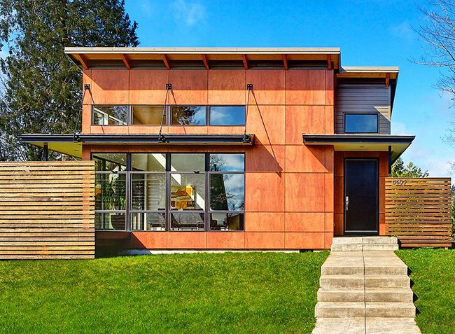 Panely ze dřevěných vláken jsou uznávány jako nejudržitelnější pro obklady domů