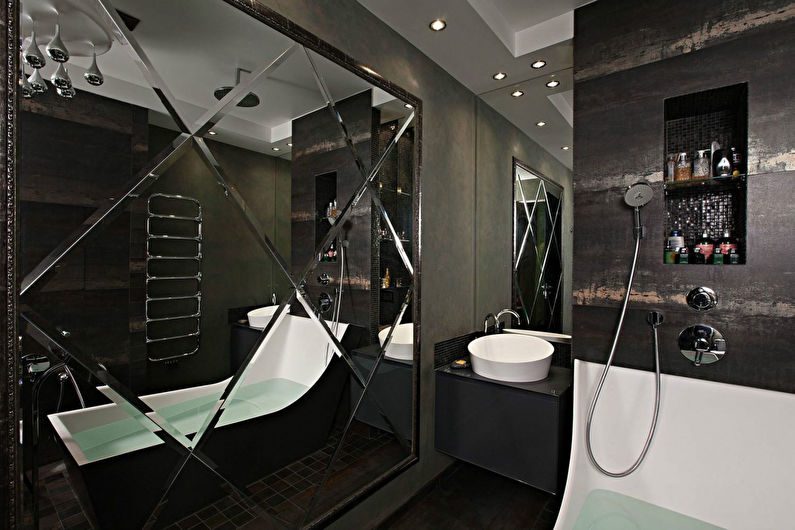 Материали за декориране на стени в банята - Огледални плочки