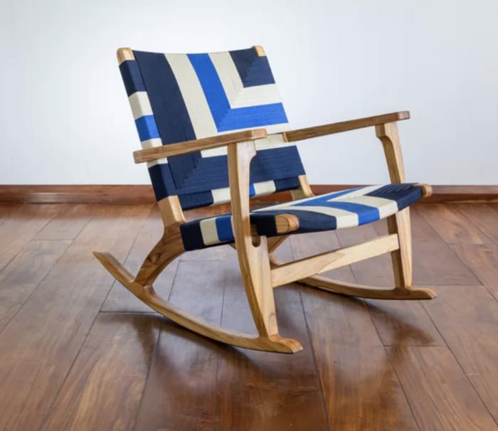 chaise berçante d'extérieur tendance géniale