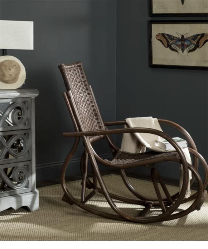 chaise à bascule extérieure tendance meubles de salon