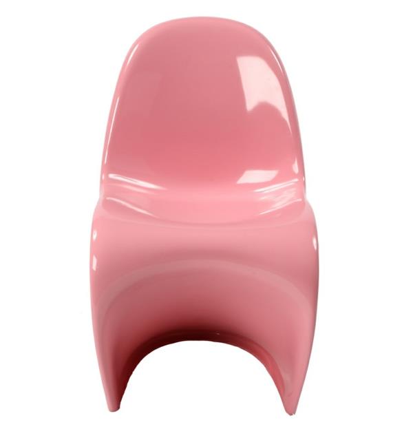panton krzesło różowe duńskie meble designerskie
