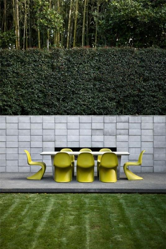 panton krzesło białe designerskie krzesła meble ogrodowe skandynawski design