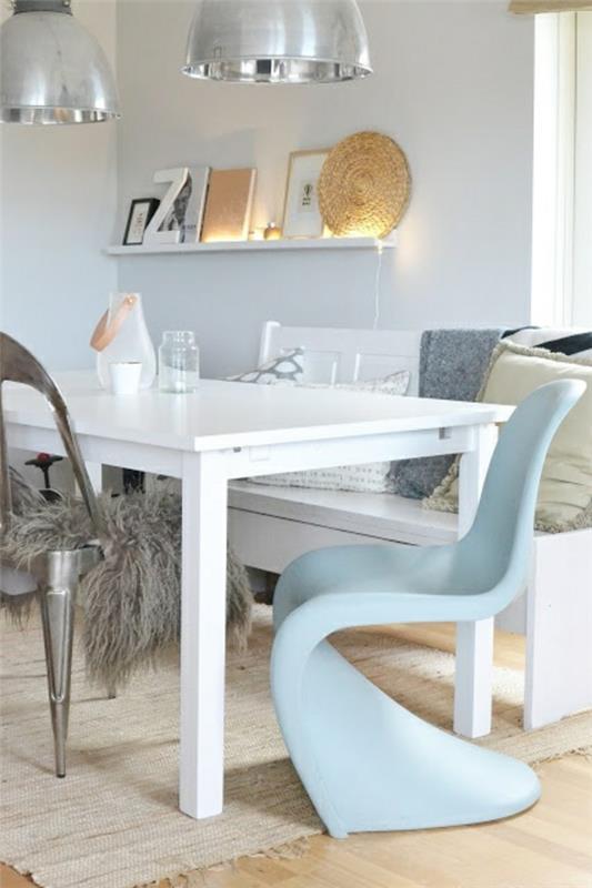 panton krzesło białe designerskie krzesła skandynawski design