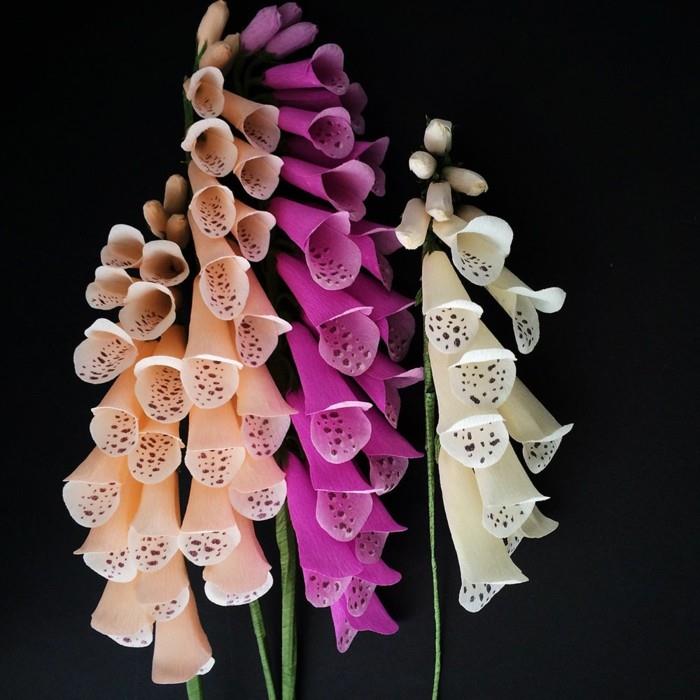 fleurs en papier bricoler coloré art du papier