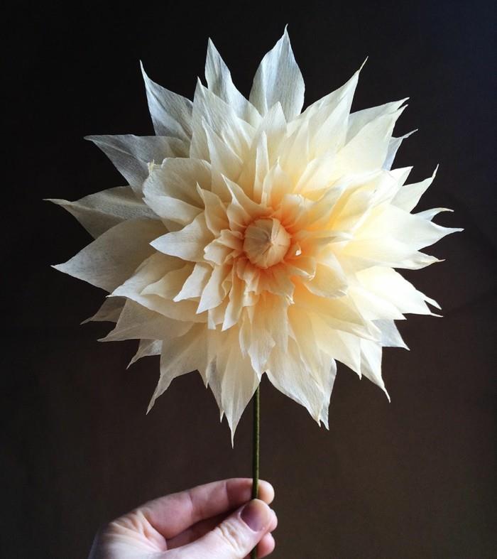 fleurs en papier bricoler papier art décoration florale