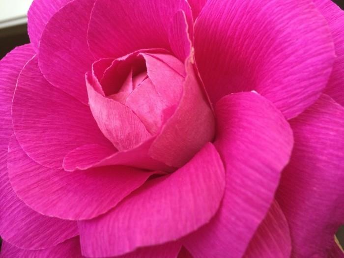 bricoler fleurs en papier rose rose art du papier