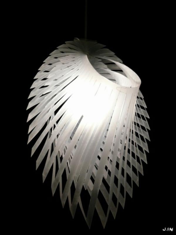 papierowe lampy joanne lin white