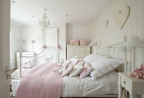 couleurs pastel roses douces idées d'intérieur de chambre à coucher anglaises
