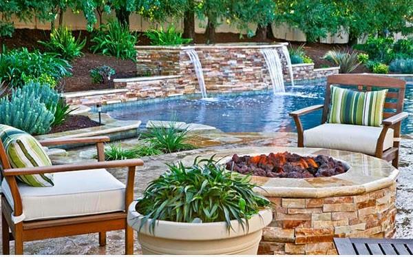 patio jardin piscine et foyer meubles de jardin