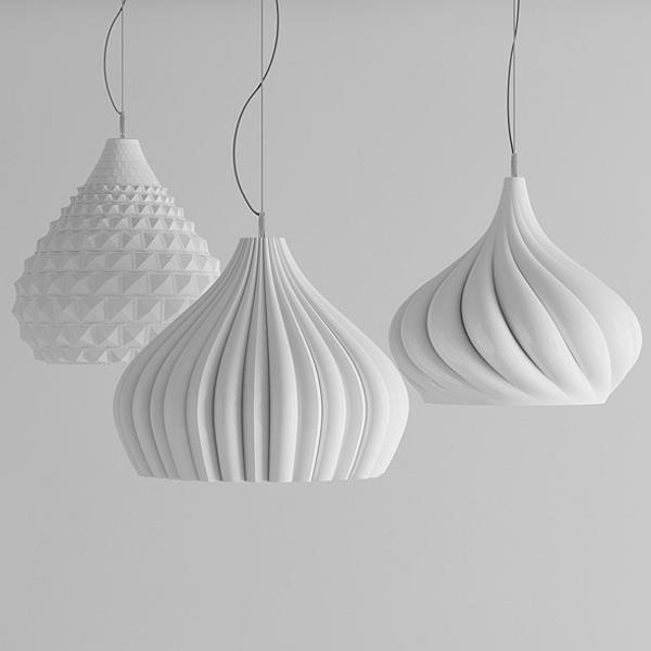 suspensions blanches inspirantes beaux luminaires