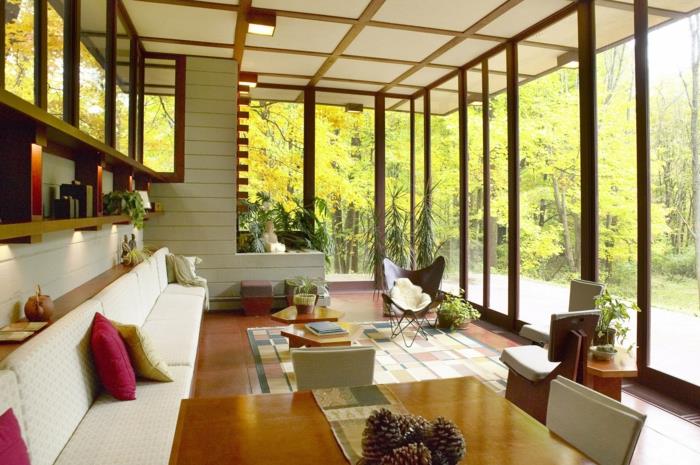 Penfield House organiczna architektura Frank Lloyd Wright