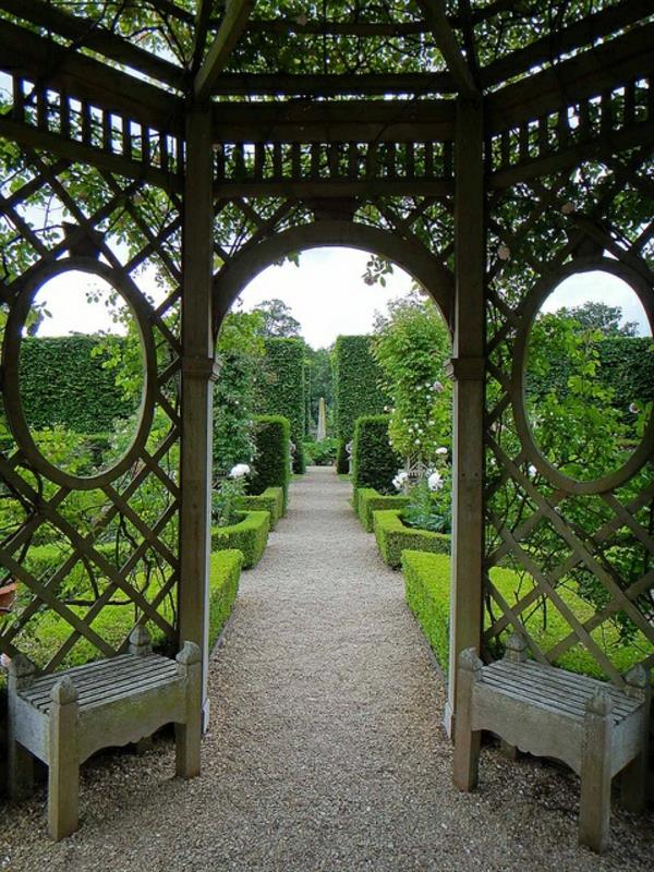 toit en treillis d'ombrage de pergola