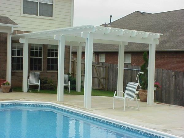 pergola toit terrasse toiture piscine extérieure