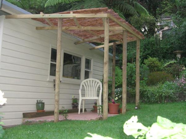 pergola toit terrasse couvrant bungalow