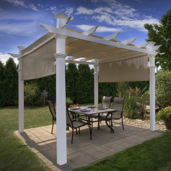 filet de toiture de terrasse de toit de pergola