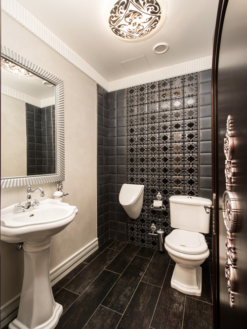 Ein Urinal mit eingebautem Sensor eignet sich für Wohnungen, in denen Luxus und ein Minimum an Details geschätzt werden.
