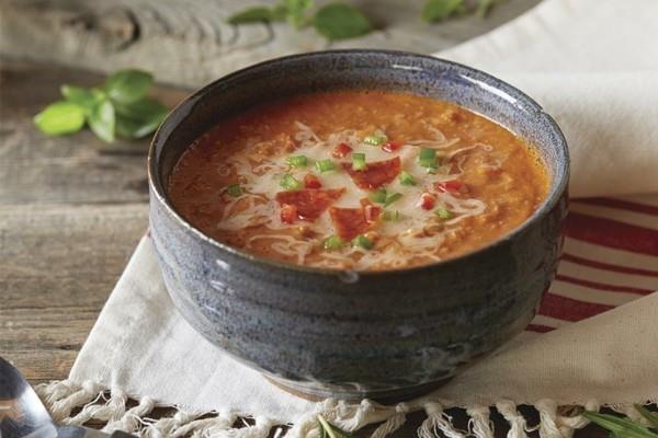 soupe de pizza recette simple avec des légumes